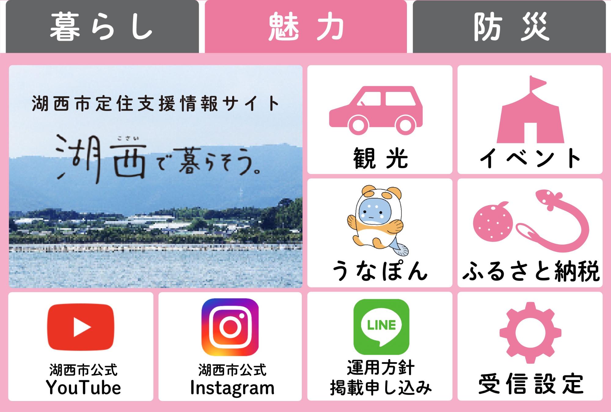 魅力メニュー