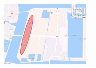 湖西ソーラーウェイ設置場所の地図のイラスト