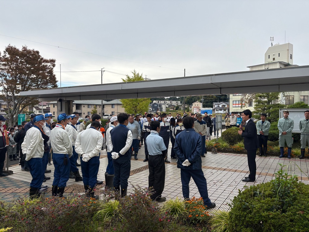 古見川きれい作戦開会