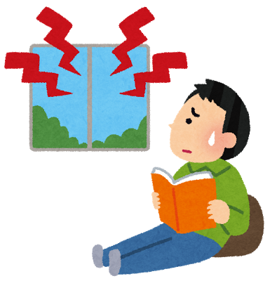屋外からの騒音被害のイメージイラスト