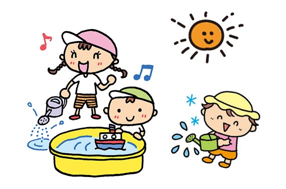 水遊び