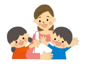 大人と子どもの写真