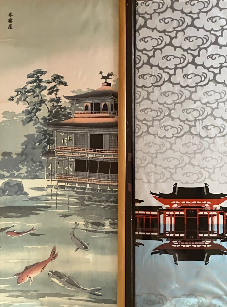 「秋と旅展」にて公開する手ぬぐい