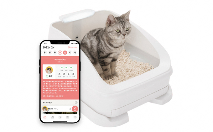 Tolettaカメラ付き猫用トイレ