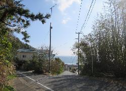 潮見坂からみる遠州灘