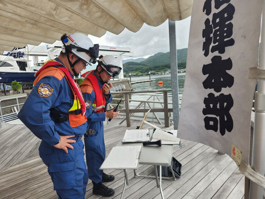 令和7年度合同水難救助訓練写真