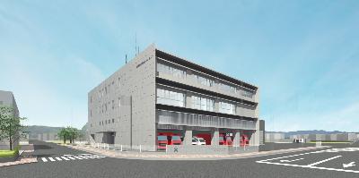 庁舎パース