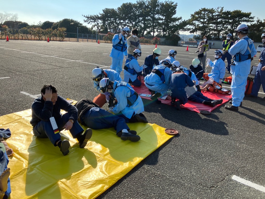 訓練実施中