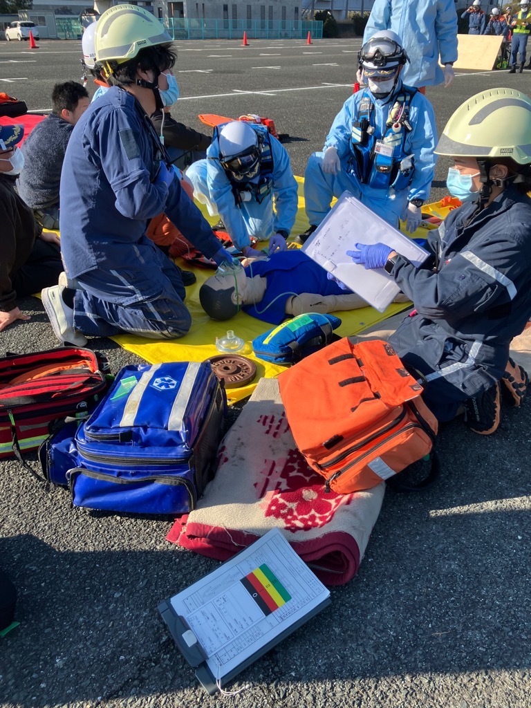 訓練実施中