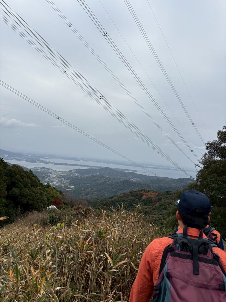 湖西連邦頂上付近から見た景色
