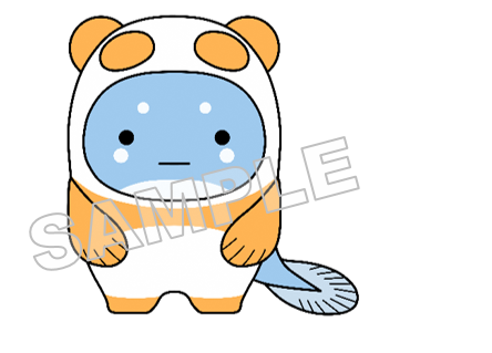 うなぽんNo.1基本ポーズ前面サンプル画像