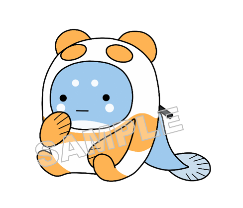 うなぽんNo.19お座りサンプル画像