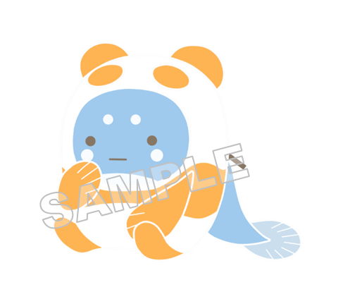 うなぽんNo.37お座り（主線なし）サンプル画像