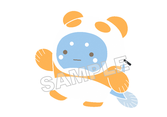 うなぽんNo.38足上げ手下（主線なし）サンプル画像