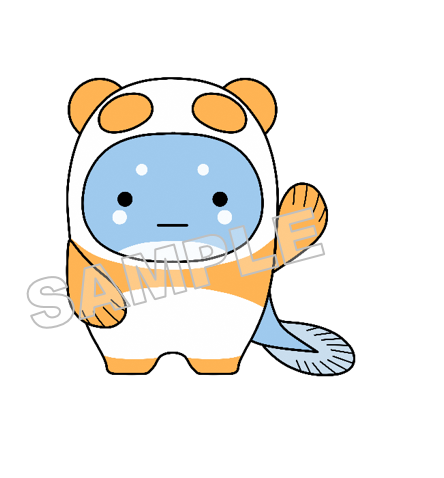 うなぽんNo.5左手上げサンプル画像