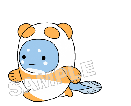 うなぽんNo.7歩くサンプル画像