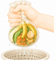 生ごみ絞り