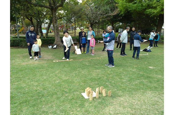 新居地区モルック体験