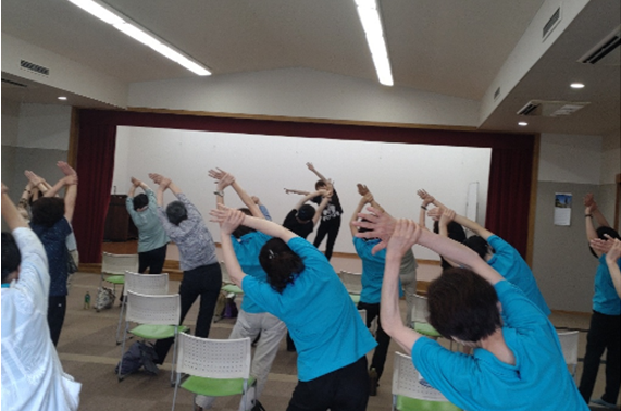 鷲津東地区活動肩こり・腰痛予防体操