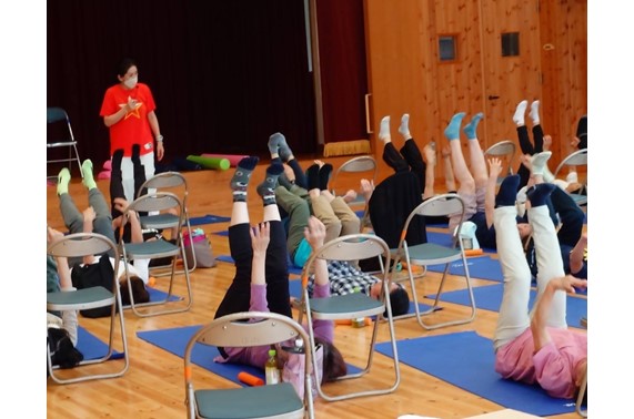 新所地区みんなで楽しく貯筋体操（骨盤底筋群）