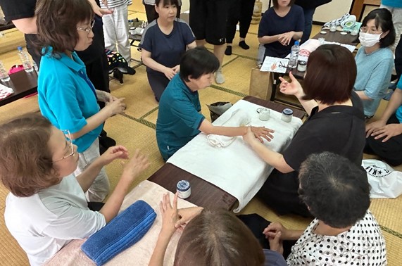 白須賀地区リンパマッサージ教室