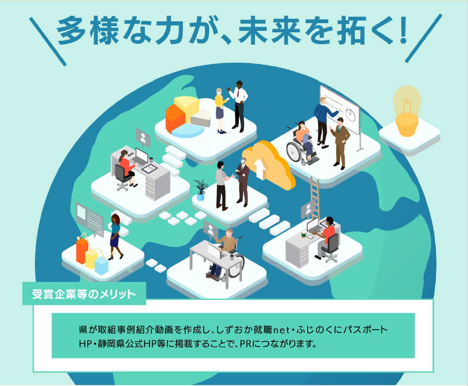 令和6年度静岡県ダイバーシティ経営企業を募集します！