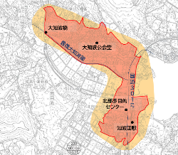 エリア図（大知波）