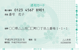 通知カード