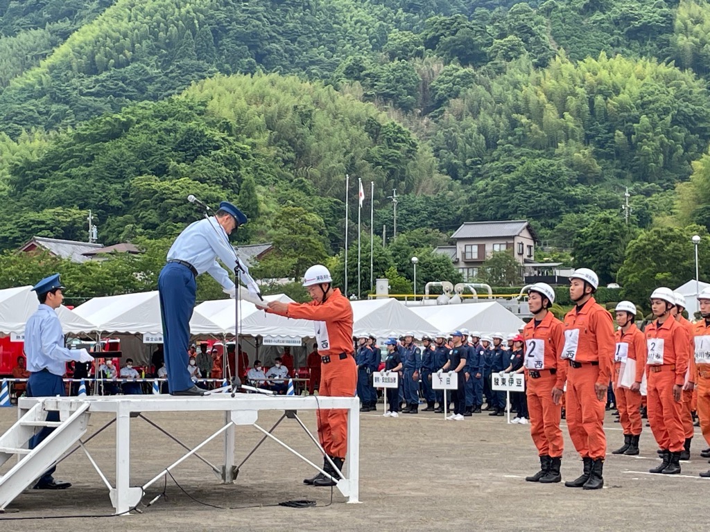 第51回静岡県消防救助技術大会表彰式